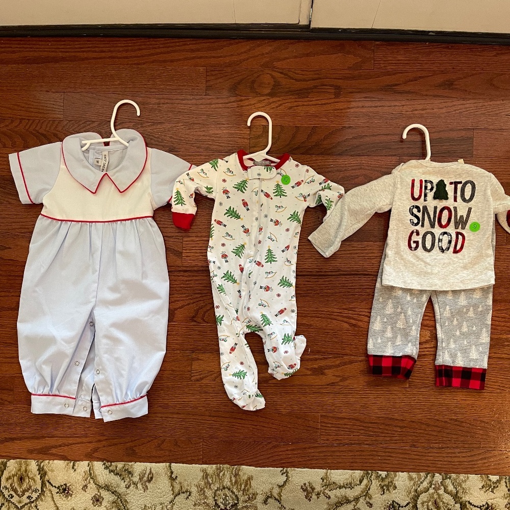 3month boy Holiday Bundle